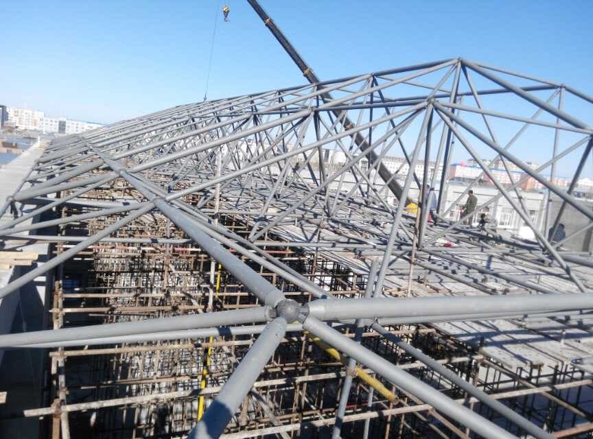 冷水江商贸城屋顶网架工程